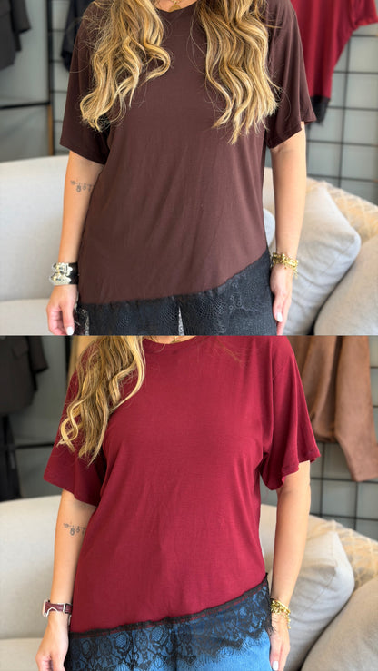 Combo T-Shirt Renda