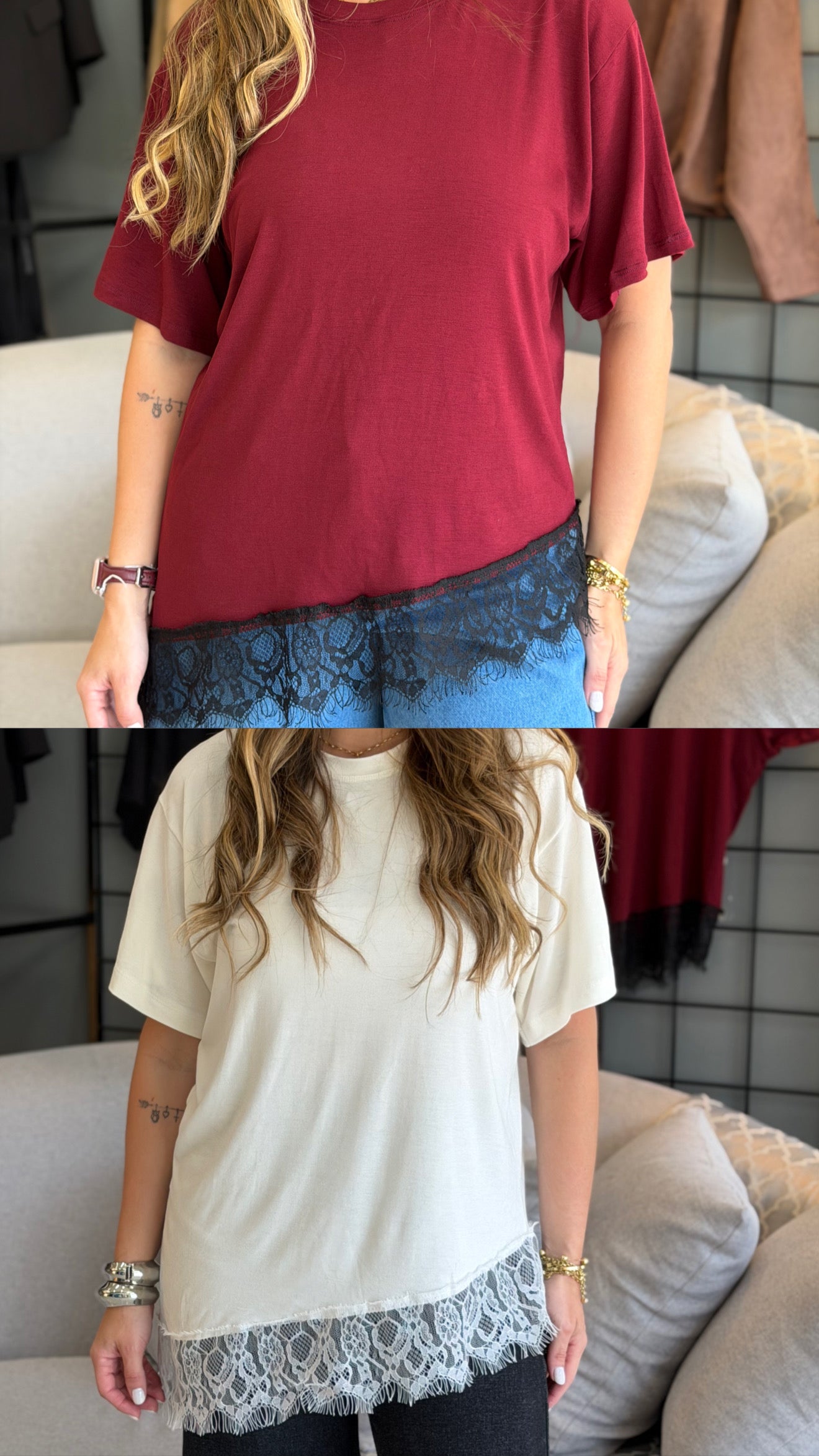 Combo T-Shirt Renda