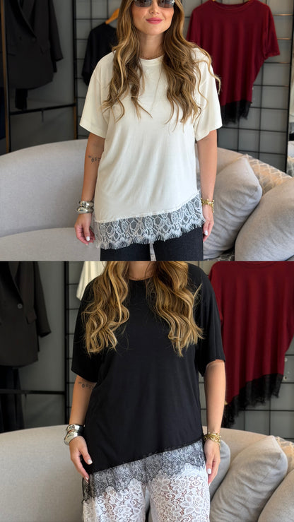 Combo T-Shirt Renda