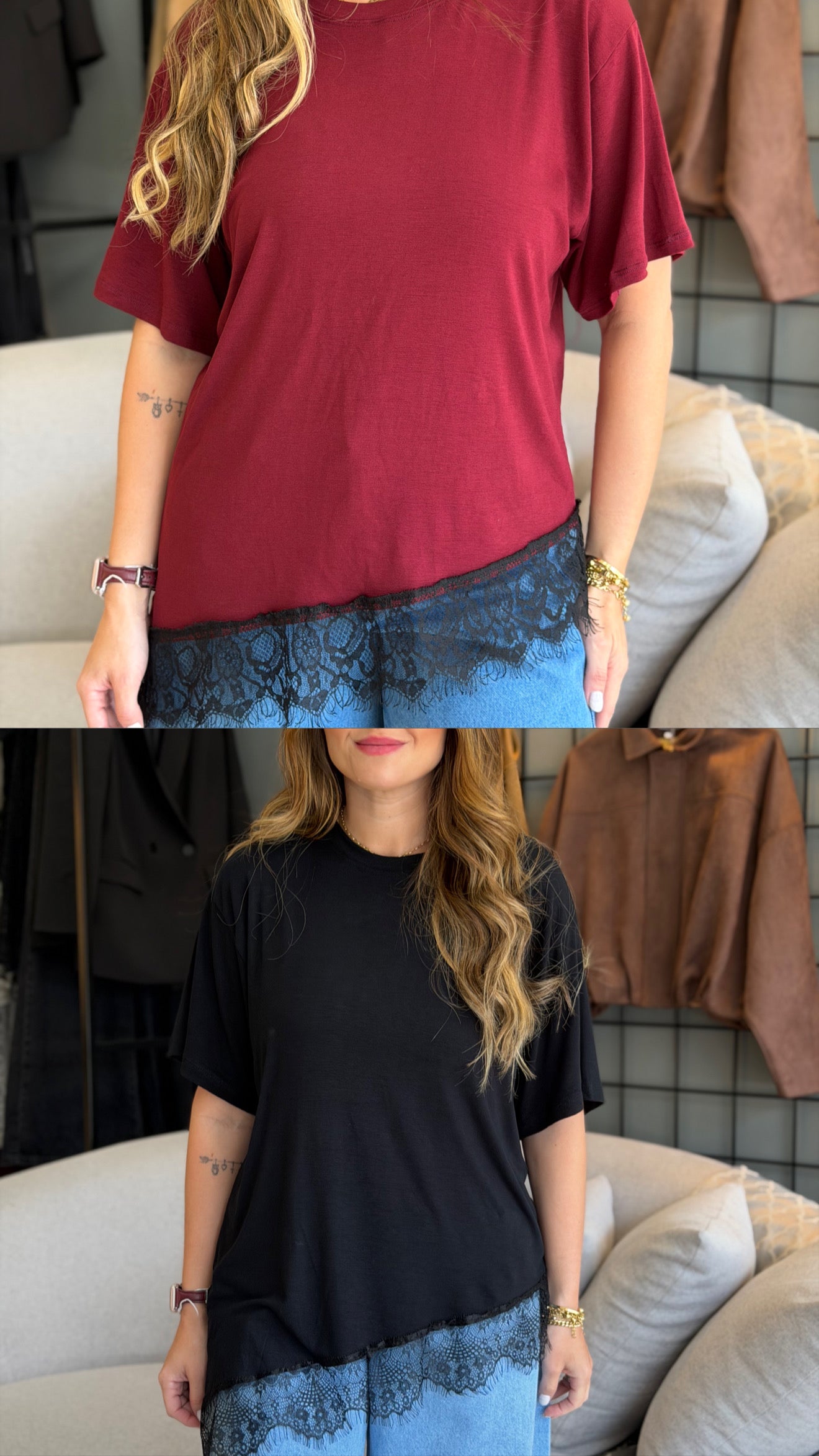 Combo T-Shirt Renda