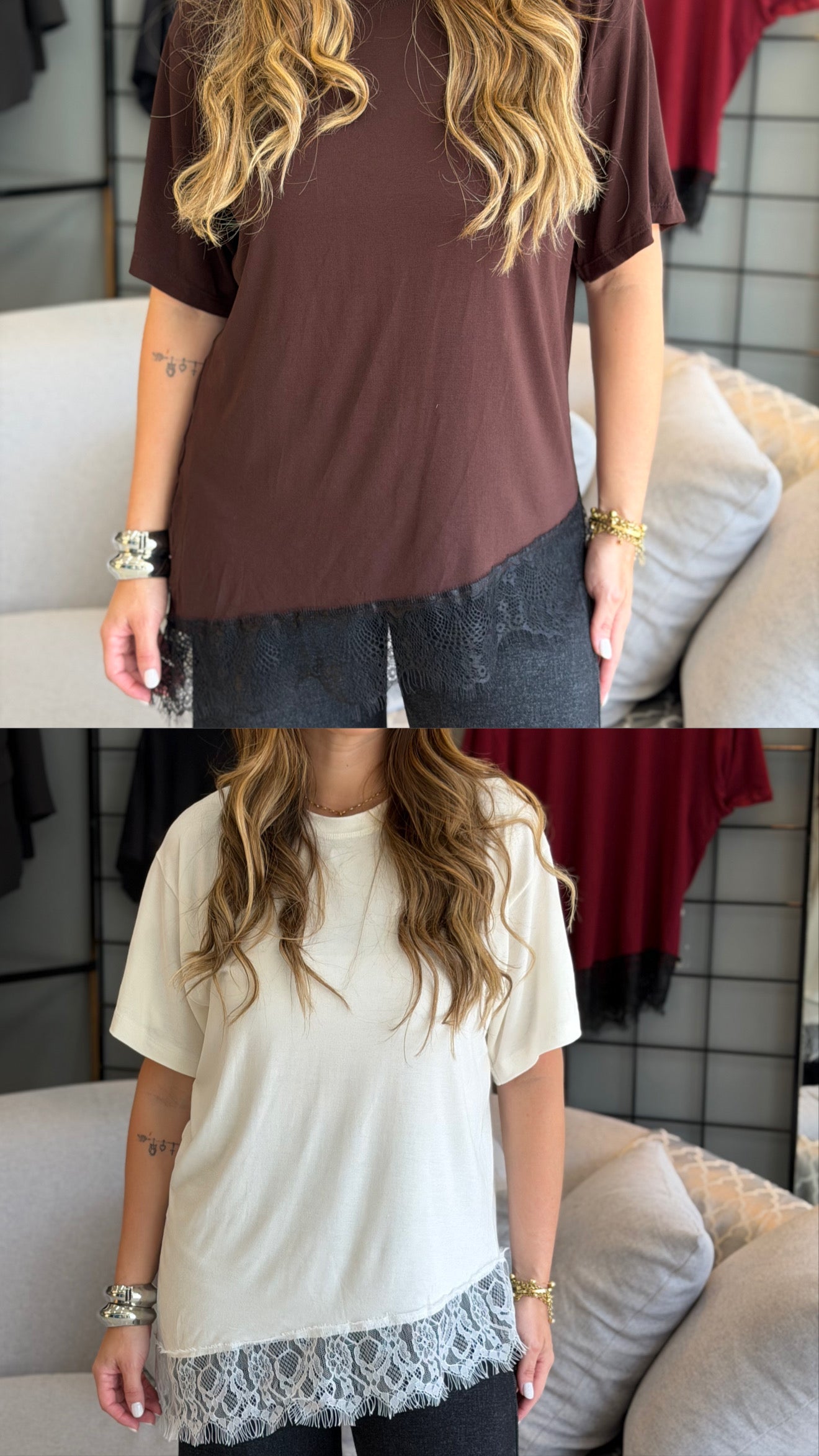 Combo T-Shirt Renda