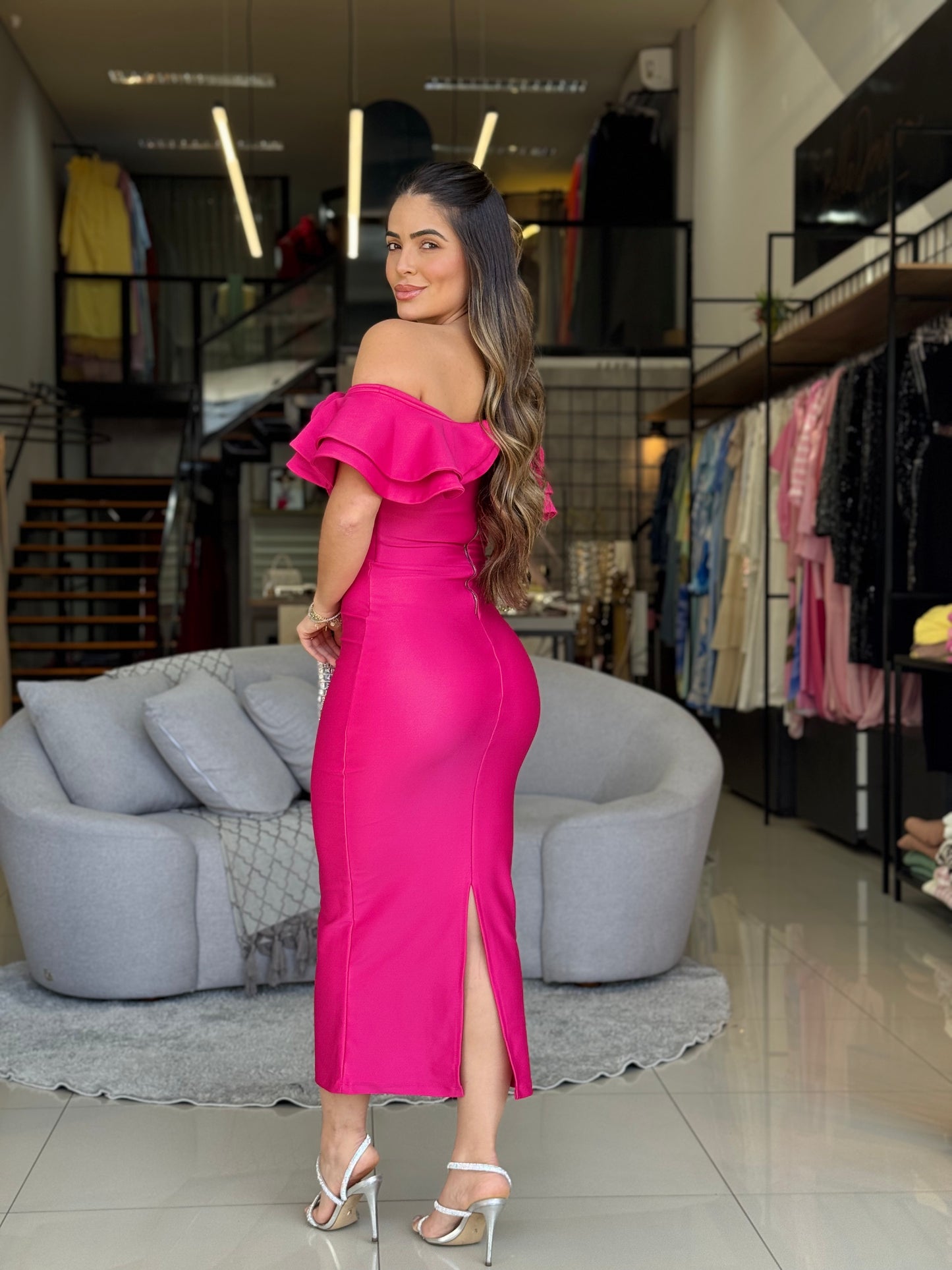 Vestido Prada Ombro a Ombro