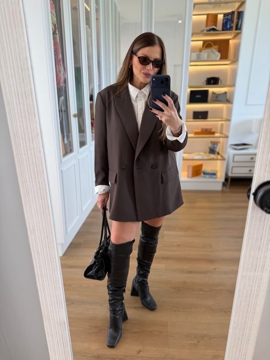 Blazer Alfaiataria Oversized Alongado