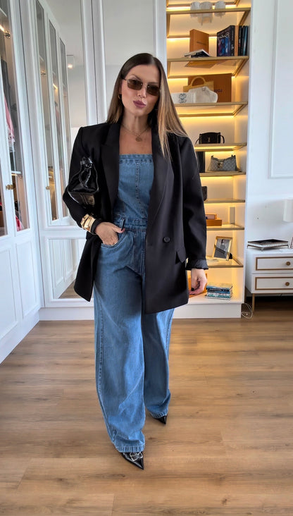 Blazer Alfaiataria Oversized Alongado
