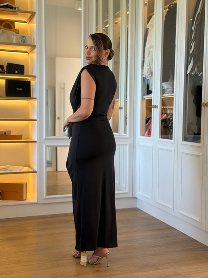 Vestido midi Drapeado