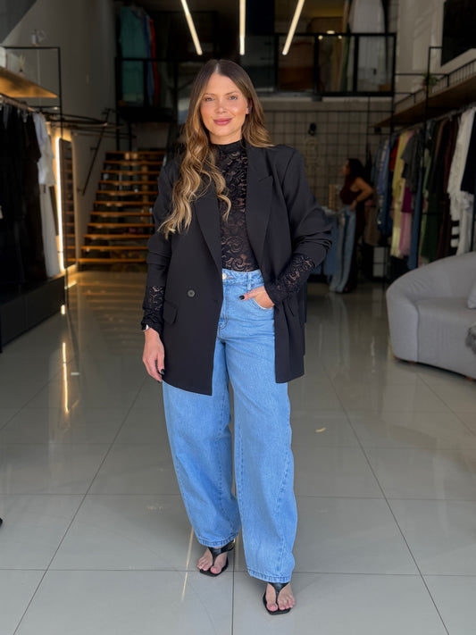 Calça Jeans Barrel