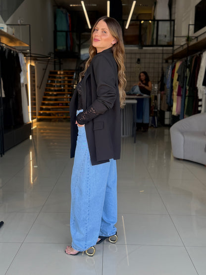 Calça Jeans Barrel