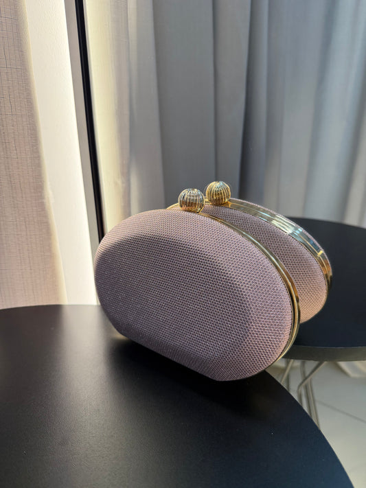 Cluth Oval Rosé com Brilho