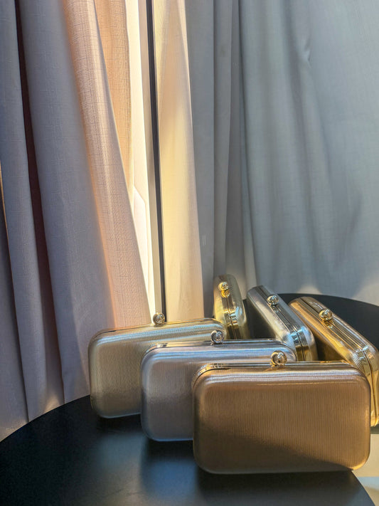 Cluth Retangular Metalizada