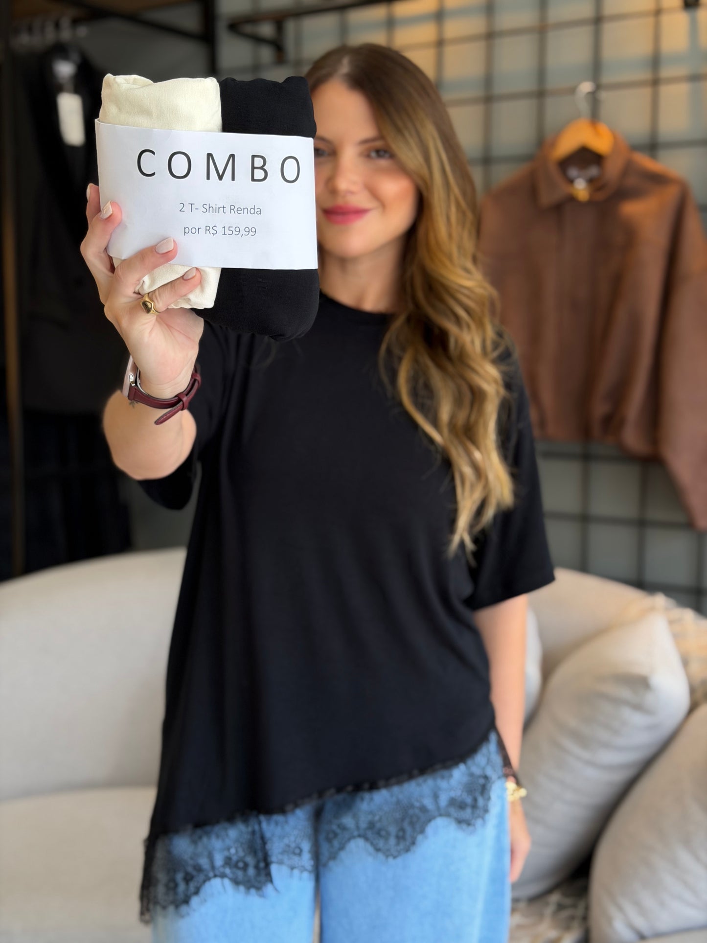 Combo T-Shirt Renda