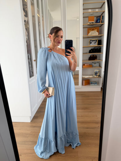 Vestido Longo Ombro Único