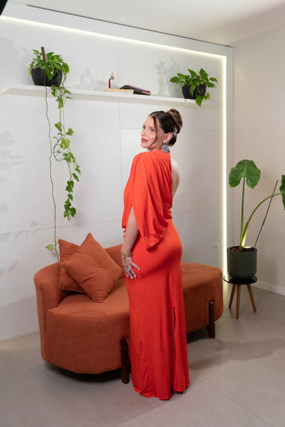 Vestido Tiana Aperol