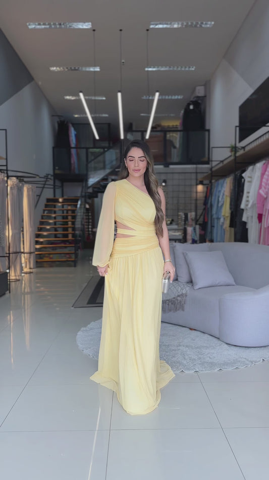 Vestido Amarel